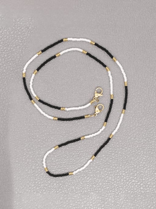 Roxi Stainless steel Multi Color Miyuki beads Round Bohemia Necklace 2
