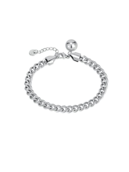 1357 steel bracelet steel color Titanium Steel Snake  Bone Chain Hip Hop Link Bracelet
