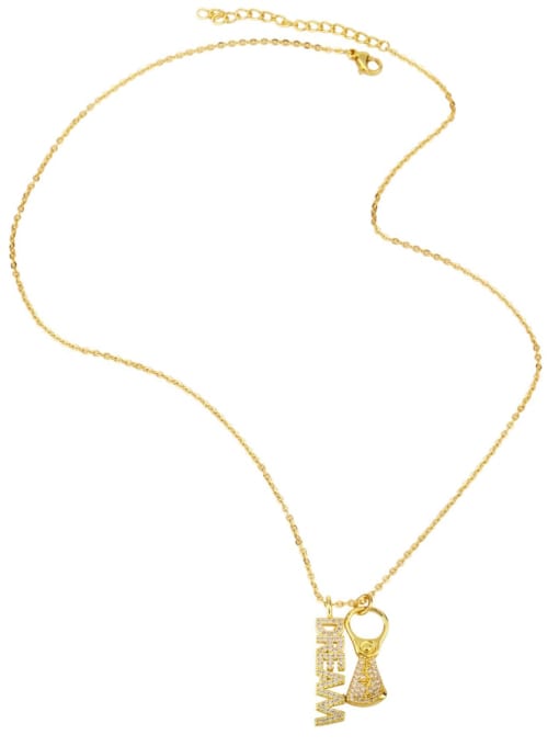 CC Brass Cubic Zirconia Locket Hip Hop Necklace 2