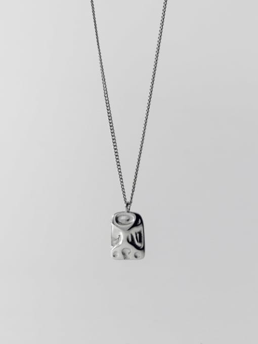 Rosh 925 Sterling Silver Geometric Minimalist Necklace 0