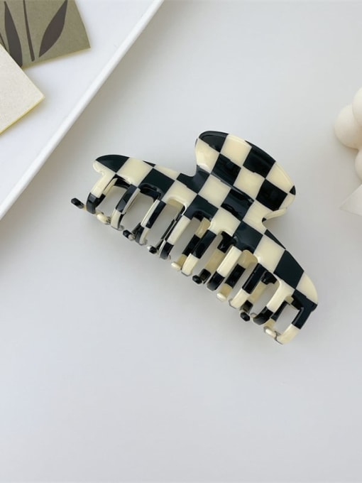 F149 9.7cm Cellulose Acetate Trend Geometric Alloy Jaw Hair Claw