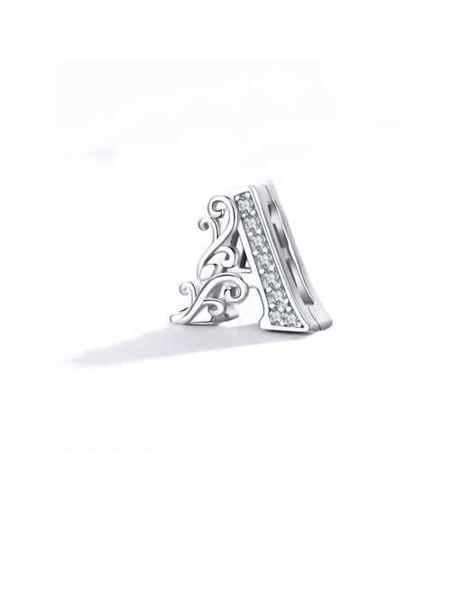 Jare 925 Sterling Silver With Fashion Letter A Pendant charms 0
