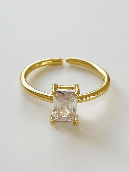Boomer Cat 925 Sterling Silver Cubic Zirconia Geometric Vintage Band Ring 3