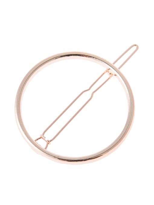 Medium, rose gold Alloy  Minimalist Geometric Hair Pin