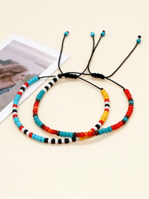 MMBEADS Miyuki Millet Bead Multi Color Bohemia Handmade Beaded Bracelet