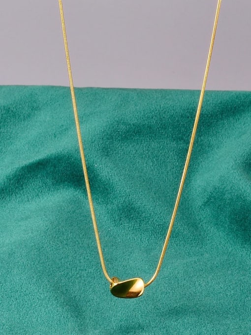 A TEEM Titanium Minimalist Irregular pendant  Necklace