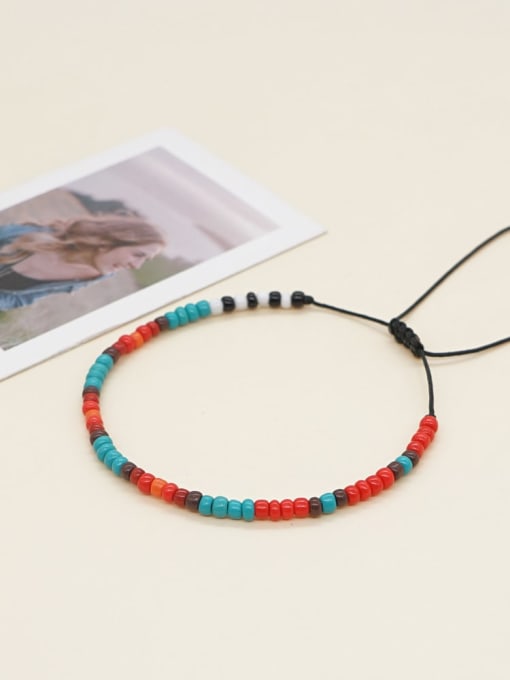 GZ B210012B Miyuki Millet Bead Multi Color Bohemia Handmade Beaded Bracelet