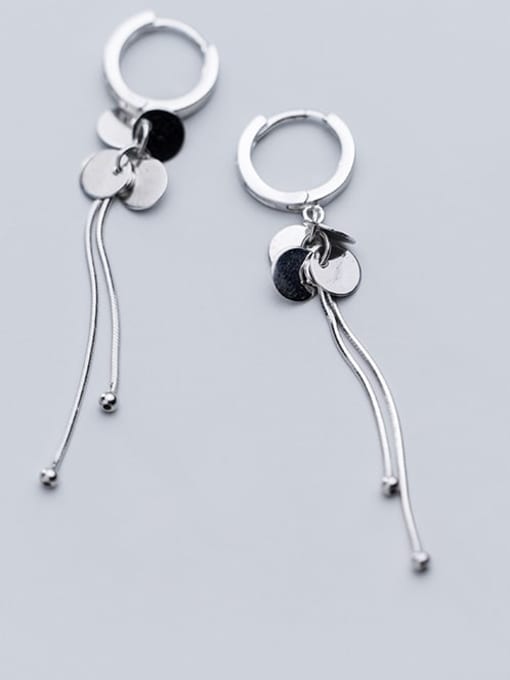 Rosh 925 sterling silver tassel minimalist threader earring 2