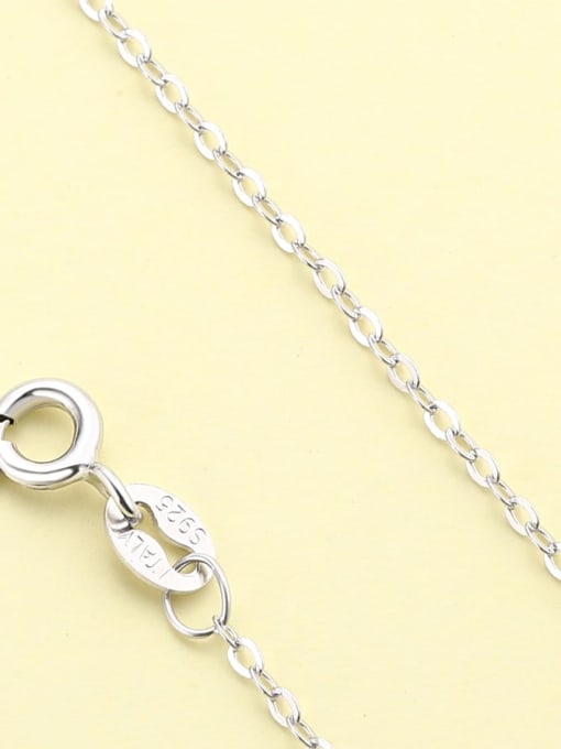 matte cross chain 925 Sterling Silver Minimalist  Chain