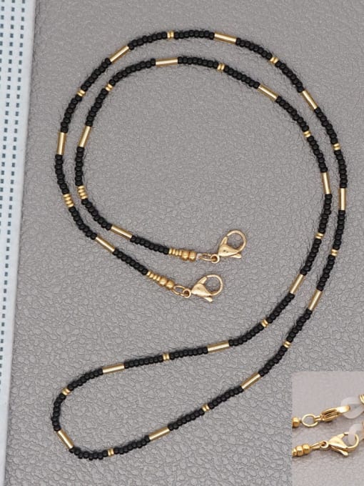 MI N200050A Stainless steel Multi Color Miyuki beads Round Bohemia Necklace
