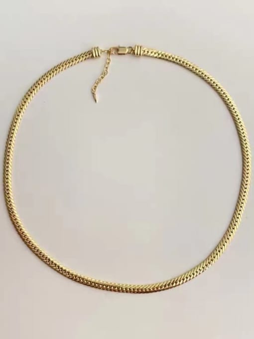 LI MUMU Stainless steel Snake Minimalist Necklace 1