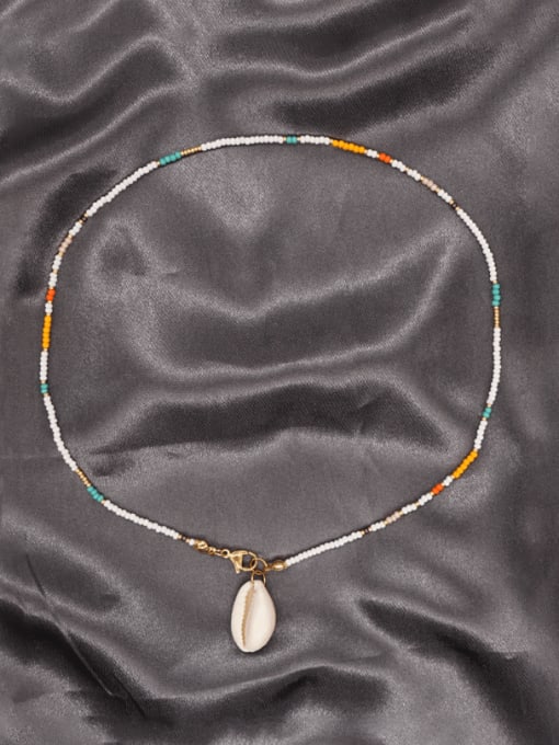 Roxi Miyuki Millet Bead Multi Color Irregular Bohemia  Handmade Beaded Necklace 0