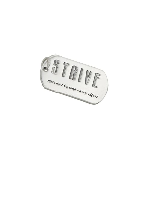 SHUI Vintage Sterling Silver With Vintage Geometry Pendant Diy Accessories 0