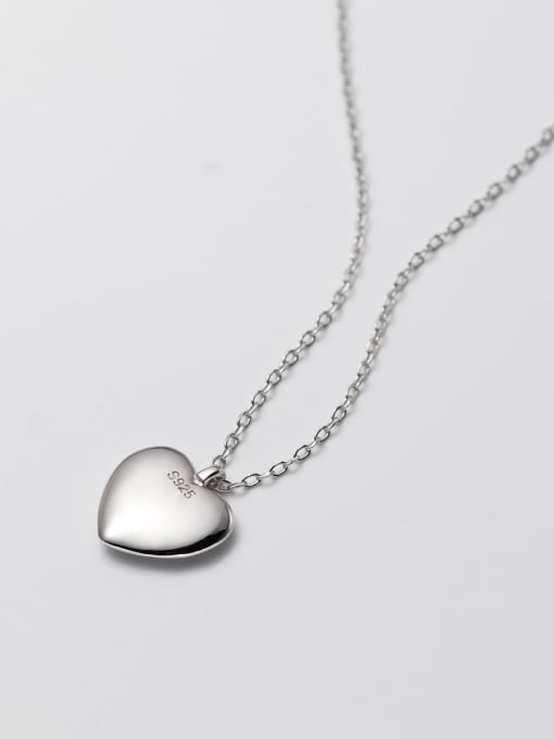 Rosh 925 Sterling Silver Heart Minimalist Necklace 3