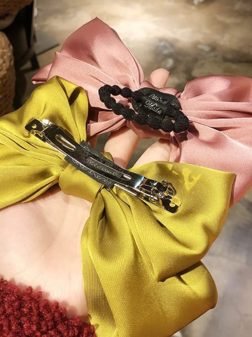 Girlhood Alloy With Gun Plated Fashion Ribbon  Butterfly Hair Ropes 2