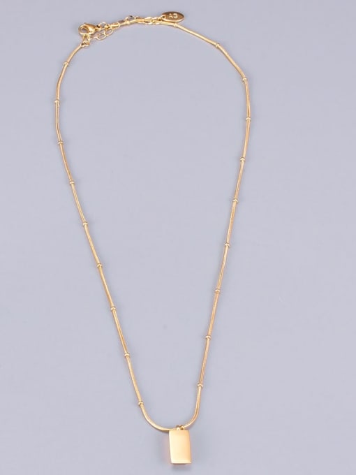 A TEEM Titanium Geometric Minimalist Necklace 4