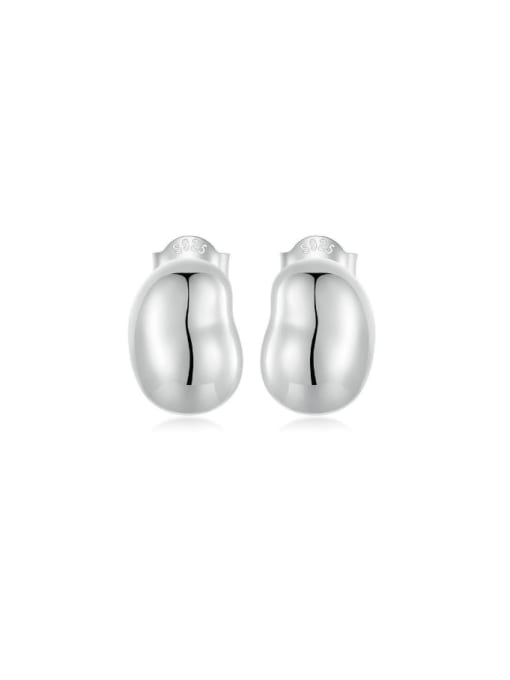 BSE953 925 Sterling Silver Water Drop Minimalist Stud Earring