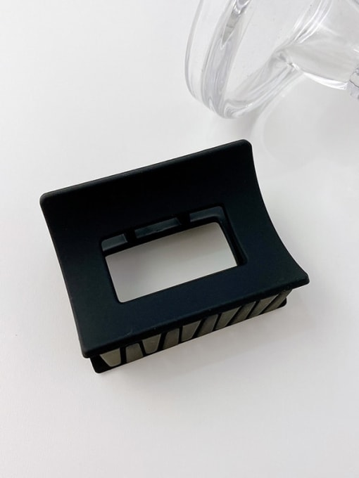 2 rectangular 6.2cm Alloy Resin Minimalist Geometric  Multi Color Jaw Hair Claw