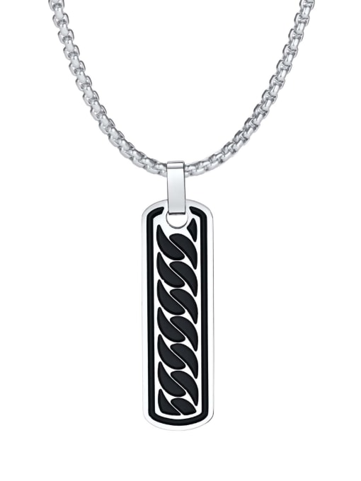 CONG Stainless steel Hip Hop Geometric  Pendant 3