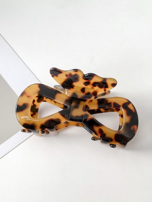 Hawksbill shell Cellulose Acetate Trend bow-knot Alloy Jaw Hair Claw