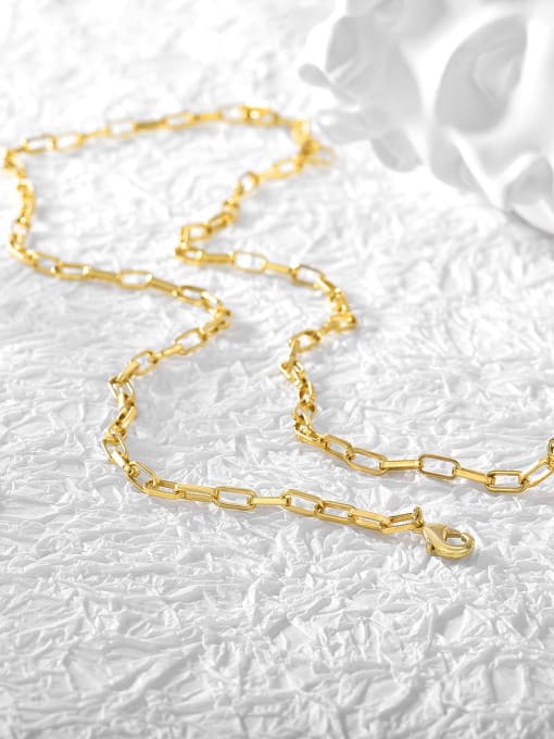 CHARME Brass Imitation Pearl Tassel Minimalist Tassel Necklace 2