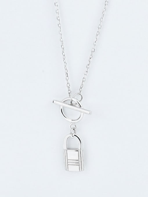 Platinum 925 Sterling Silver Locket Vintage Necklace