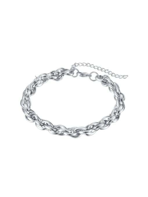 1189 Bracelet Titanium Steel Geometric Minimalist Link Bracelet