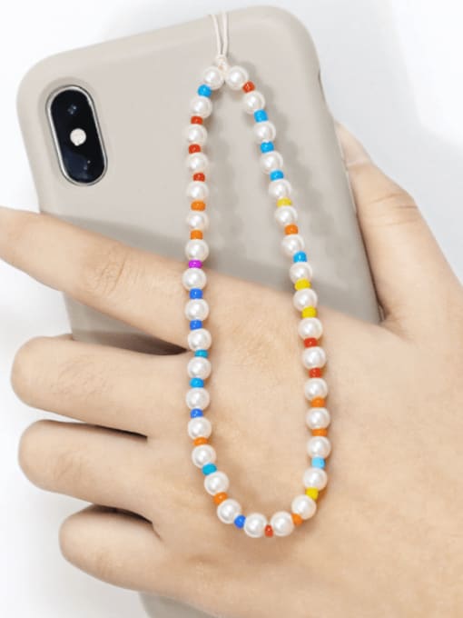 Random color Imitation Pearl Bohemia DIY Mobile Phone Accessories