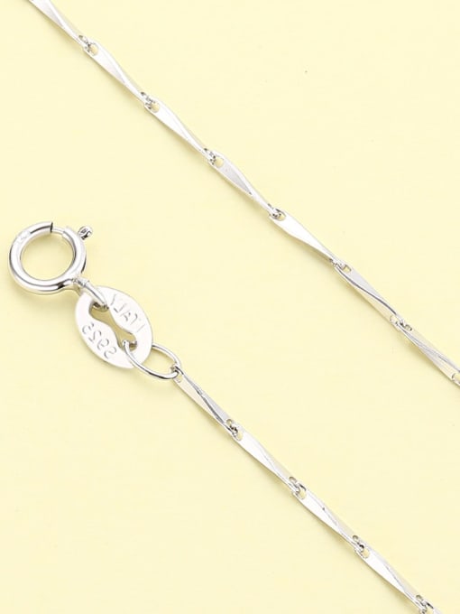 melon seed chain 925 Sterling Silver Minimalist  Chain