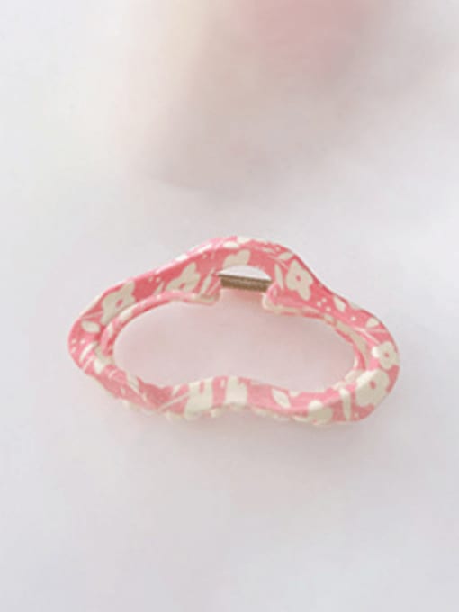 Pink print 11.5cm Trend Geometric Resin Jaw Hair Claw
