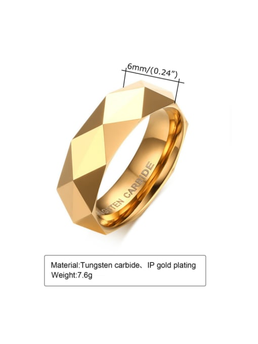 CONG Tungsten Geometric Minimalist Band Ring 2