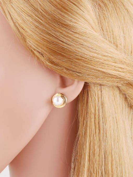 CC Brass Cubic Zirconia Heart Minimalist Drop Earring 1
