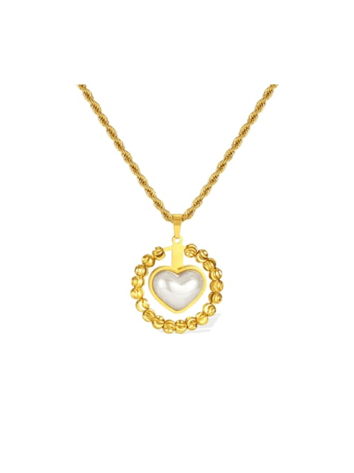 Open Sky Stainless steel Heart Minimalist Necklace 0