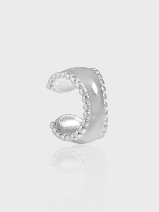 DAKA 925 Sterling Silver Geometric Minimalist Single Earring