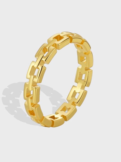 CHARME Brass Geometric Minimalist Band Ring