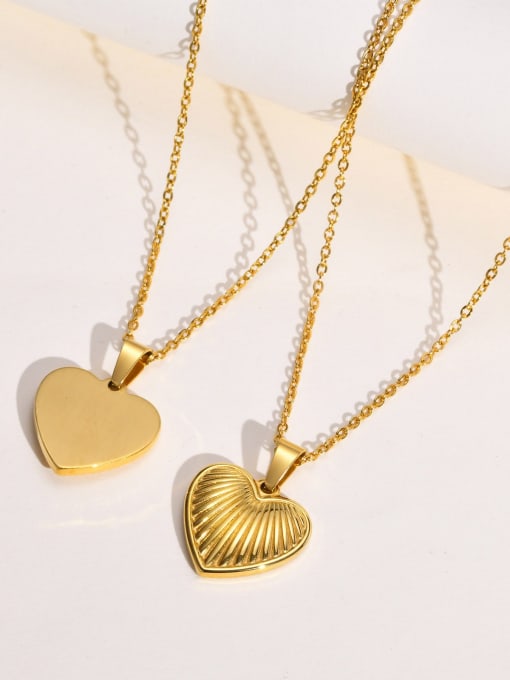 LI MUMU Stainless steel Heart Minimalist Necklace 4