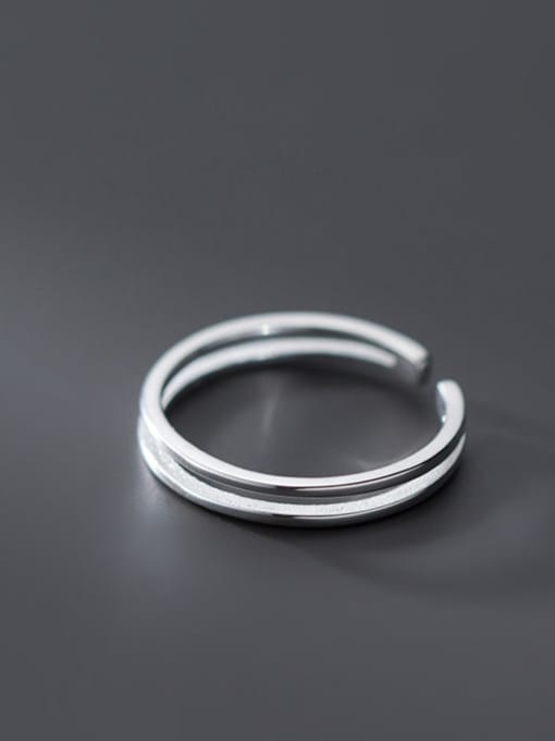 Rosh 925 Sterling Silver Round Minimalist Stackable Ring