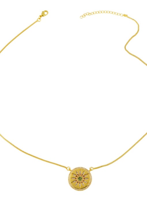 CC Brass Cubic Zirconia Locket Hip Hop Necklace 3