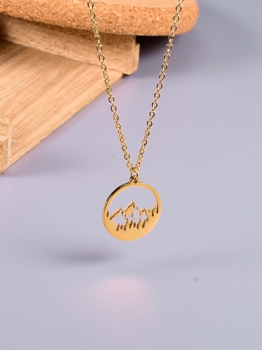 A TEEM Titanium Locket Minimalist Necklace