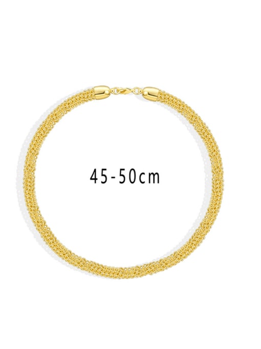 CHARME Brass Geometric Minimalist Necklace 1