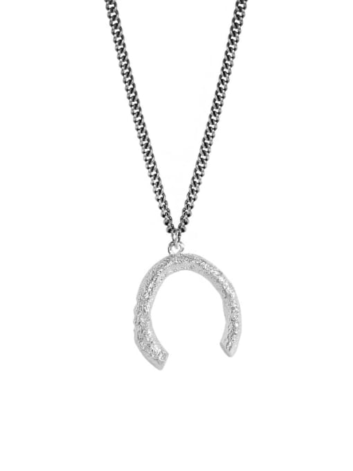 DAKA 925 Sterling Silver Moon Vintage Necklace 3