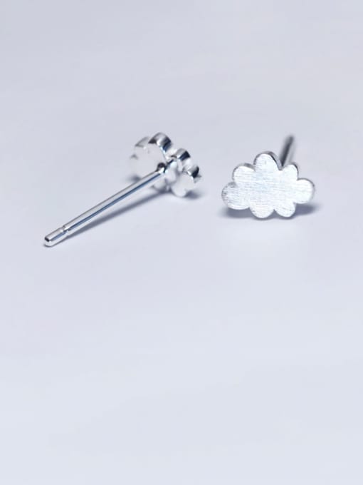 Rosh 925 Sterling Silver Cloud Minimalist Stud Earring