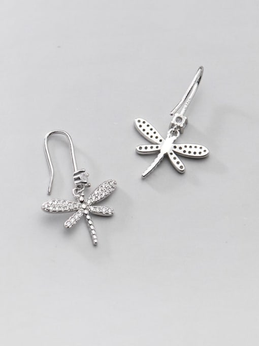 Rosh 925 Sterling Silver Butterfly Dainty Hook Earring 3