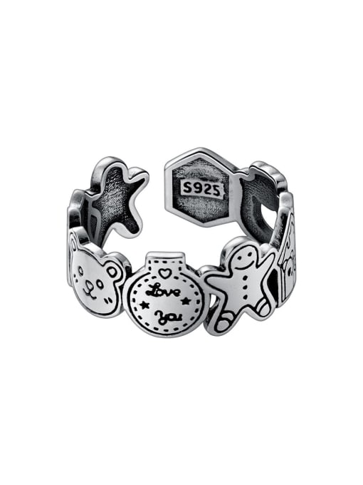 Rosh 925 Sterling Silver Icon Vintage Band Ring