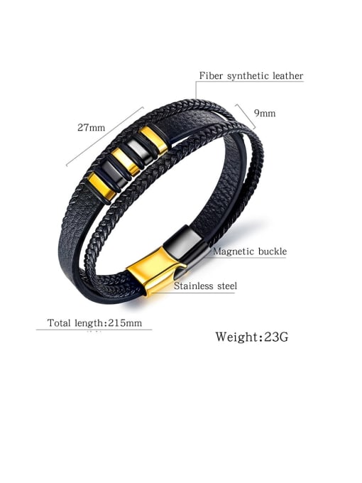 Open Sky Titanium Minimalist Multi-layer Woven & Braided Bracelets 2