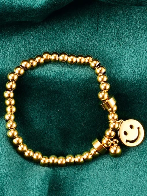 A TEEM Titanium smooth Ball Minimalist Beaded Bracelet 4