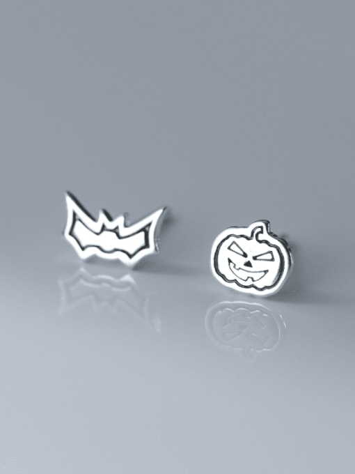 Pumpkin Style 925 Sterling Silver Animal Cute Stud Earring