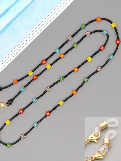 Roxi Stainless steel Miyuki Bead Multi Color Flower Bohemia Necklace 2