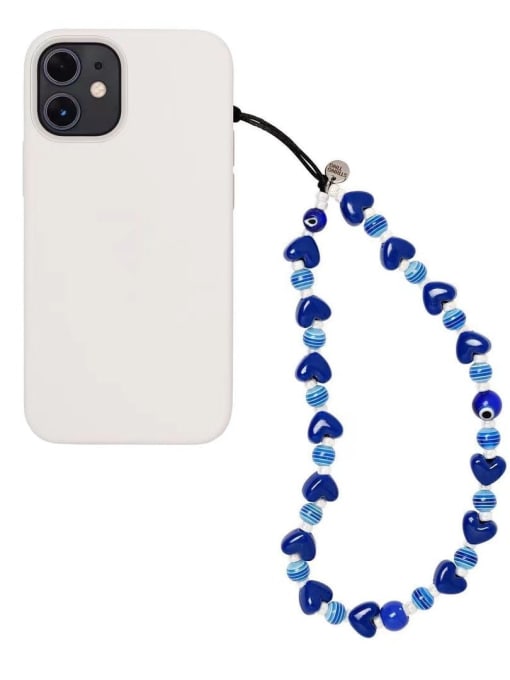 SZ A210008D Multi Color Acrylic Heart Bohemia Mobile Phone Accessories