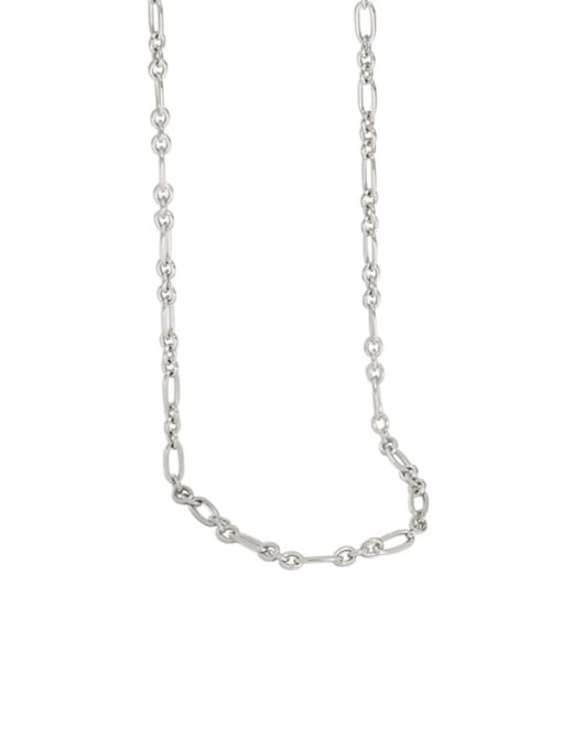 DAKA 925 Sterling Silver Hollow Irregular Vintage pendant Necklace 4